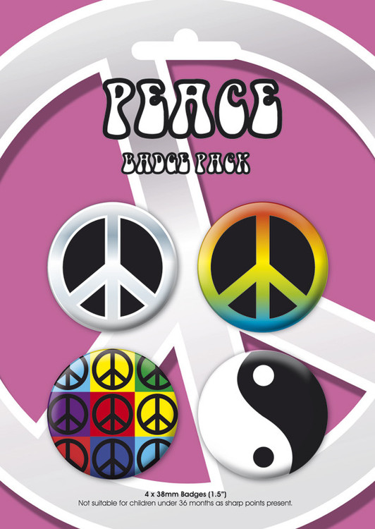 Ansteckerset PEACE GB Pack
