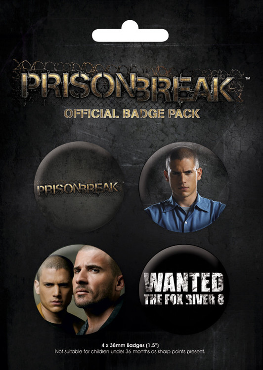 Set insigne PRISON BREAK