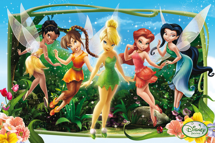 Poster DISNEY FÉER - flowers