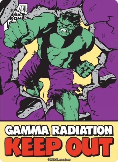 Metallschild Marvel - Hulk