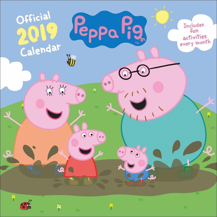 Naptár 2027 Peppa Pig
