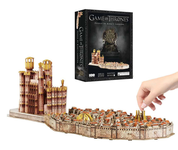 Puzzle Hra o Trůny (Game of Thrones) - Kings Landing 4D Cityscape, 260 ks