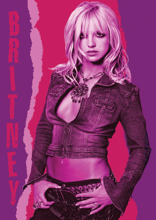 Poster Britney Spears Red pose