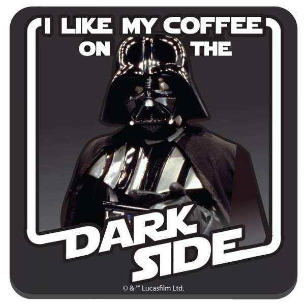 Sottobicchiere Star Wars - Coffee On The Dark Side