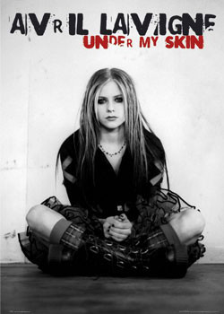 Poster Avril Lavigne - under my skin | Wall Art | 3+1 FREE