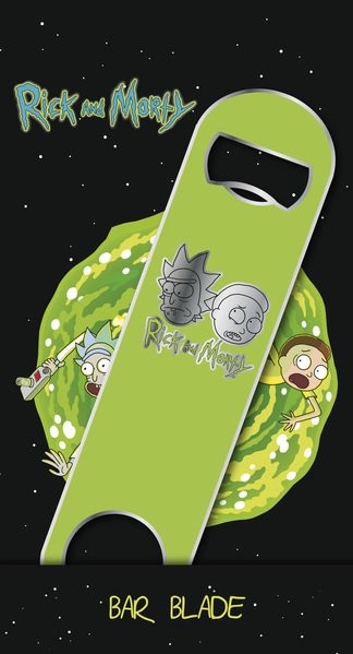 Flaschenöffner Rick and Morty - Logo
