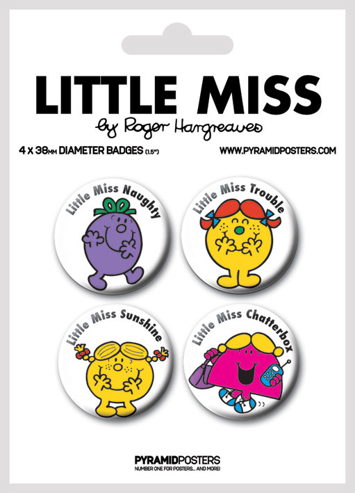 Plackový set Little Miss - Characters