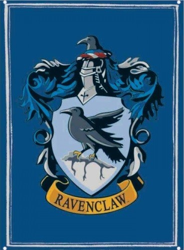 Metallschild Harry Potter - Ravenclaw