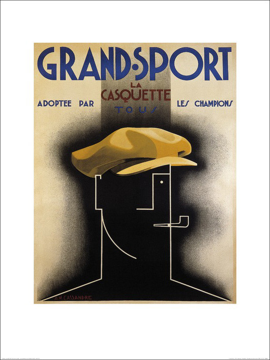 Kunstdruk A.M. Cassandre - Grand Sport, 1925