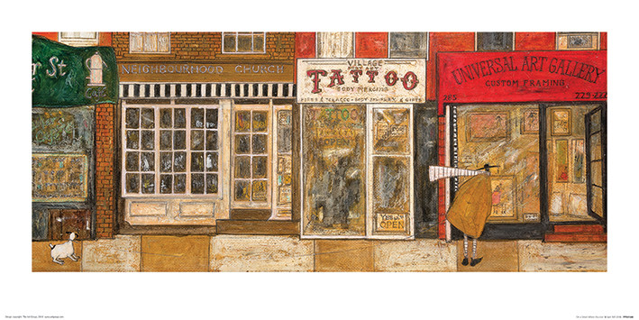 Art Print Sam Toft - On a Street Where You Live