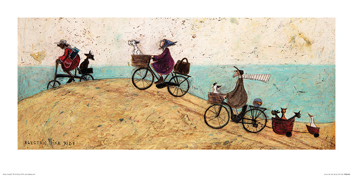 Stampa d'arte Sam Toft - Electric Bike Ride