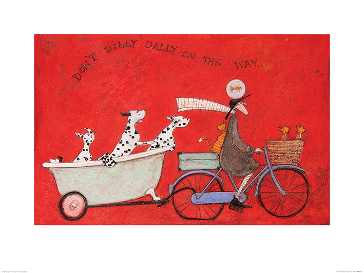 Stampa d'arte Sam Toft - Don't Dilly Dally on the Way