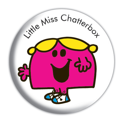 Button Mr. MEN AND LITTLE MISS CHATTERBOX