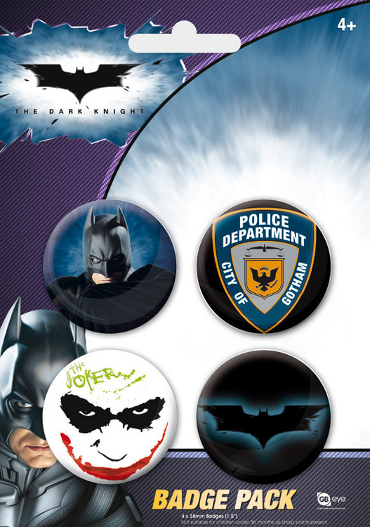 Ansteckerset BATMAN - dark knight