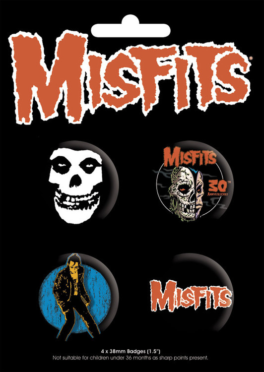 Kitűző készlet MISFITS