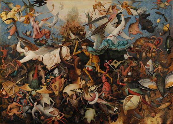 Levně Plakát, Obraz - The Fall of the Rebel Angels, 1562, Pieter the Elder Bruegel, × cm