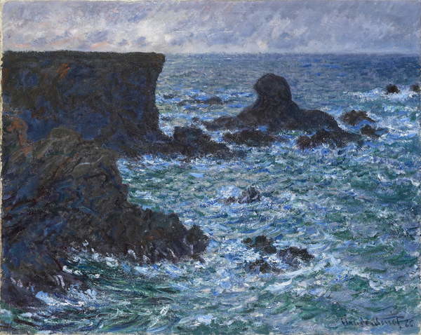 Levně Plakát, Obraz - Rocks at Port Coton, the Lion Rock, 1886, Claude Monet, 40 × 30 cm