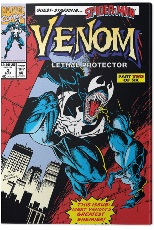 Schilderij op canvas Venom - Lethal Protector Comic Cover