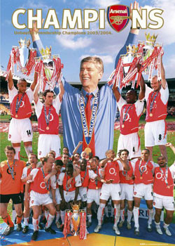 Poster Arsenal - champions 04