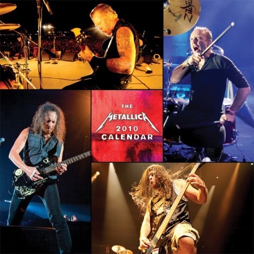 Kalendář 2027 Kalendář 2010 METALLICA
