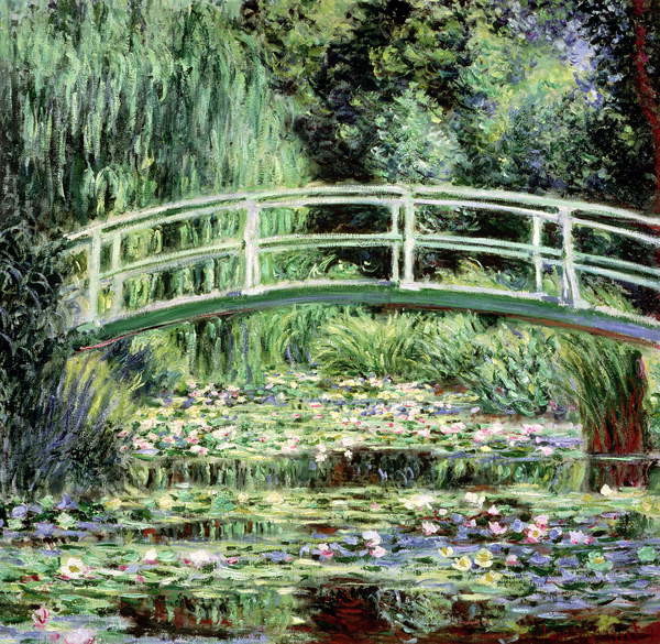 Claude Monet - Obrazová reprodukce Rybník s lekníny, (40 x 40 cm)