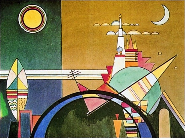 Levně Umělecký tisk Kandinsky - La Grande Torre Di Kiev, Wassily Kandinsky, 30 × 24 cm