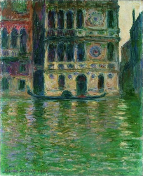 Umělecký tisk Claude Monet - La Palais Dario, Venise