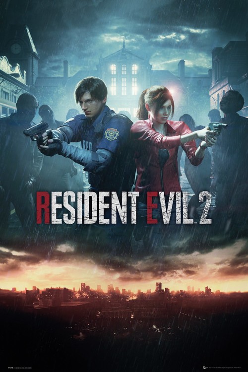 Plakát Resident Evil 2 - City Key Art