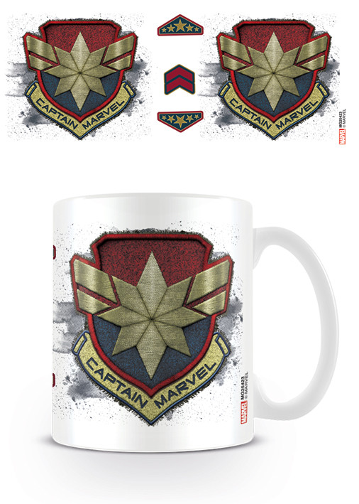 Koffie mok Captain Marvel - Badge