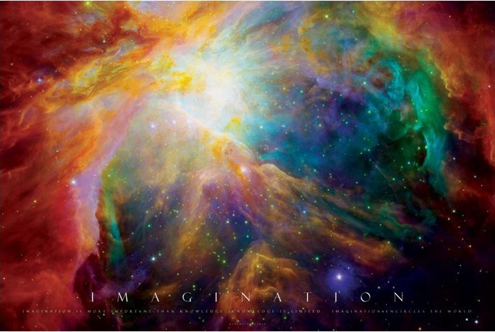 Plakát Imagination - nebula