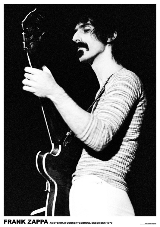 Plakát, Obraz - Frank Zappa - Amsterdam ’70, (59.4 x 84 cm)