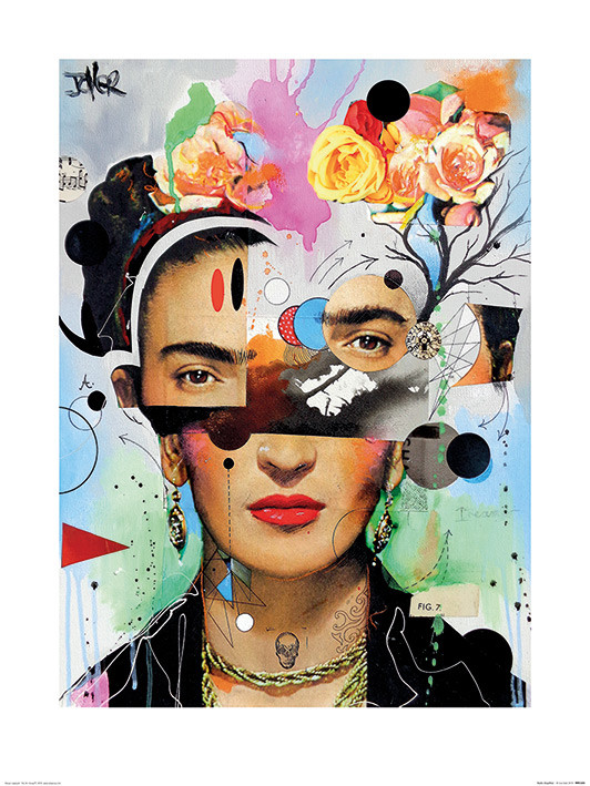 Umělecký tisk Loui Jover - Kahlo Anaylitica