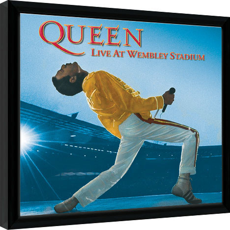 Gerahmte Poster Queen - Live At Wembley