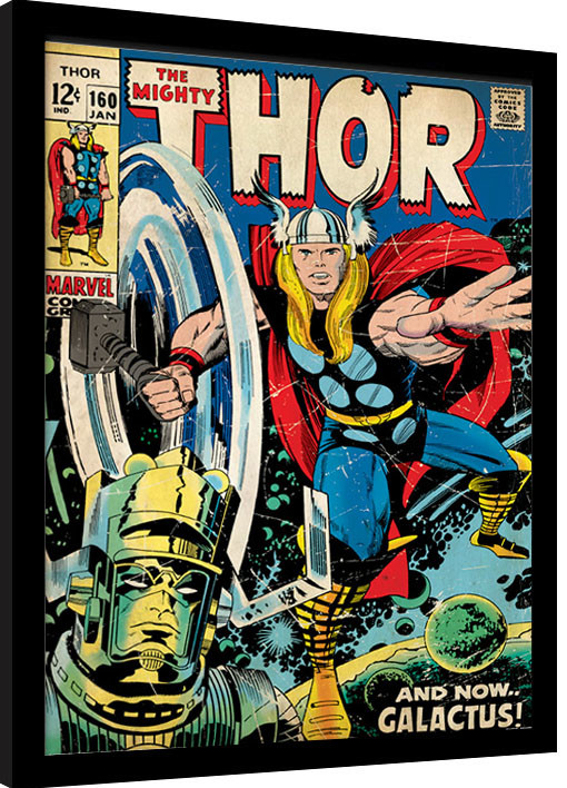 Gerahmte Poster Thor - Galactus