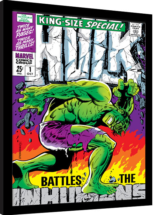 Zarámovaný plagát Incredible Hulk - Inhumans