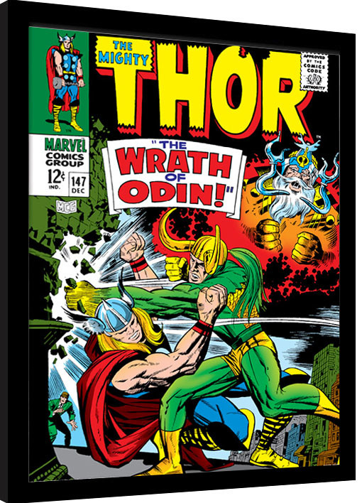 Poster incorniciato Thor - Wrath of Odin