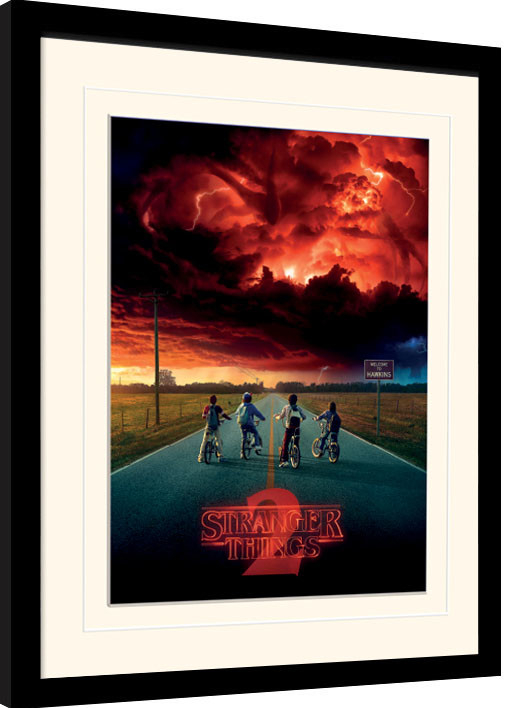 Ingelijste poster Stranger Things - Mind Flayer