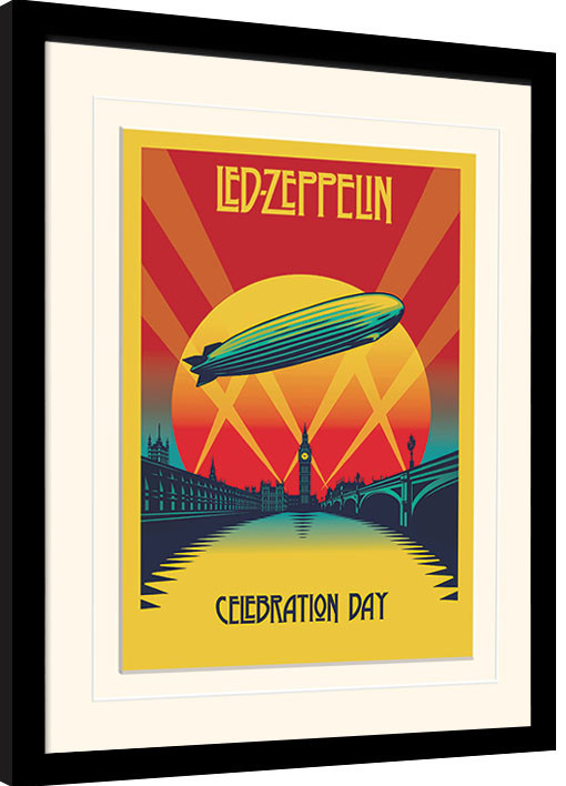 Autocollant Heavy Music, Led Zeppelin Logo Membres du Groupe - Passion