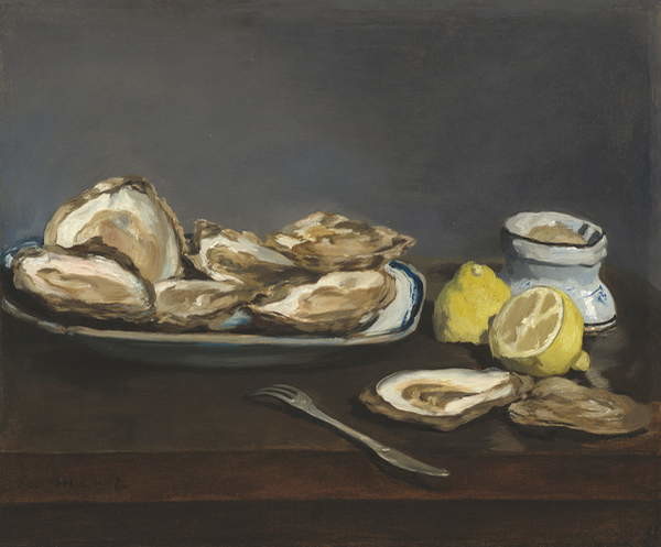 Levně Plakát, Obraz - Oysters, 1862, Edouard Manet, 40 × 33.2 cm