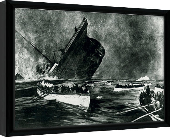 Keretezett poszter Titanic