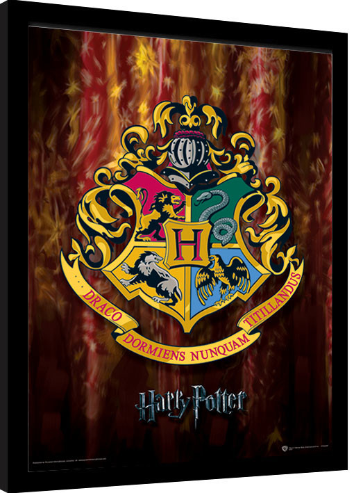 Ingelijste poster Harry Potter - Hogwarts Crest