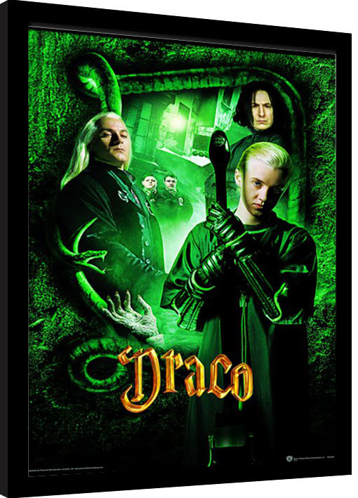 Ingelijste poster Harry Potter - Draco