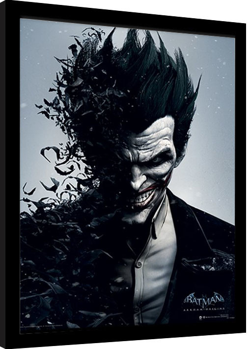 Gerahmte Poster Batman: Arkham Origins - Joker