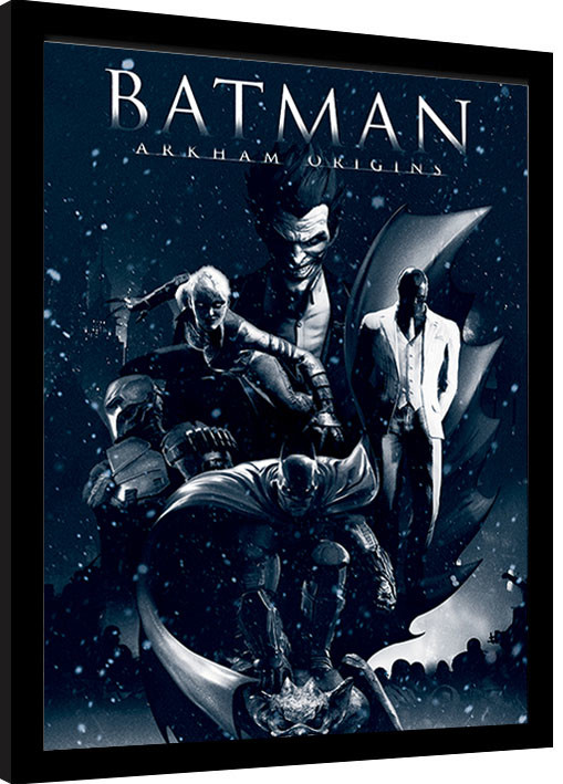 Poster incorniciato Batman: Arkham Origins - Montage