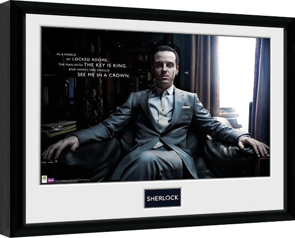 Oprawiony plakat Sherlock - Moriarty Chair