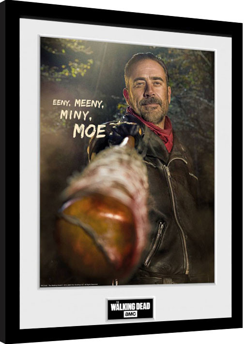 Gerahmte Poster The Walking Dead - Negan