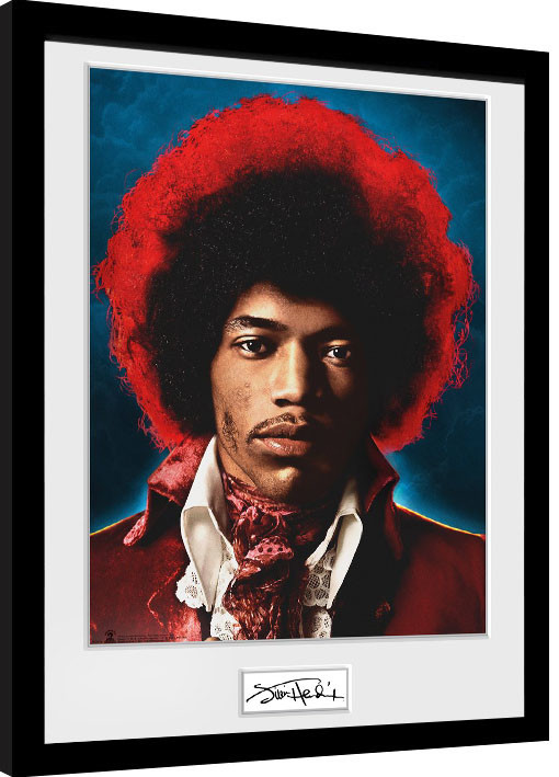 Rámovaný plakát Jimi Hendrix - Sky