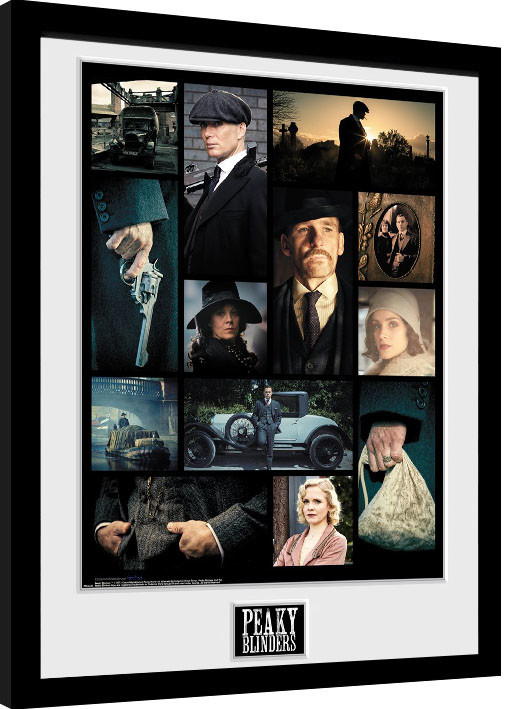 Oprawiony plakat Peaky Blinders - Grid