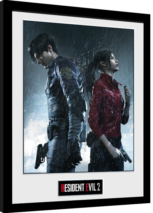 Gerahmte Poster Resident Evil 2 - Rain Key Art