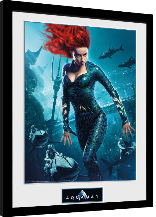 Gerahmte Poster Aquaman - Mera